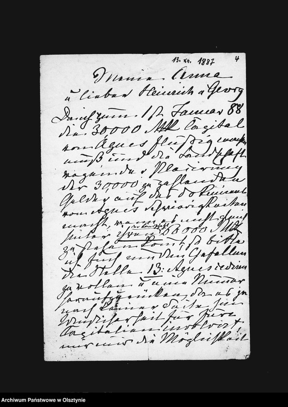 image.from.unit.number "/Entwürfe der Anna Gfin Lehndorff geb. Hahn zu Briefen an den Kaiser, ihren Mann, die Kinder, ihre Brüder Friedrich, Franz u. Max, an die Herzogin, wegen Annies Heirat mit dem Gf. Bniński, 10 Briffe an Paula u. a. /"