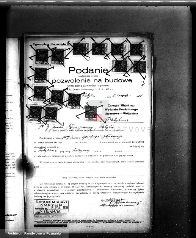 image.from.unit.number "Projekt na pobudowanie spichlerza zbożowego dla firmy G. Jonas w Kobylinie pow. krotoszyński"