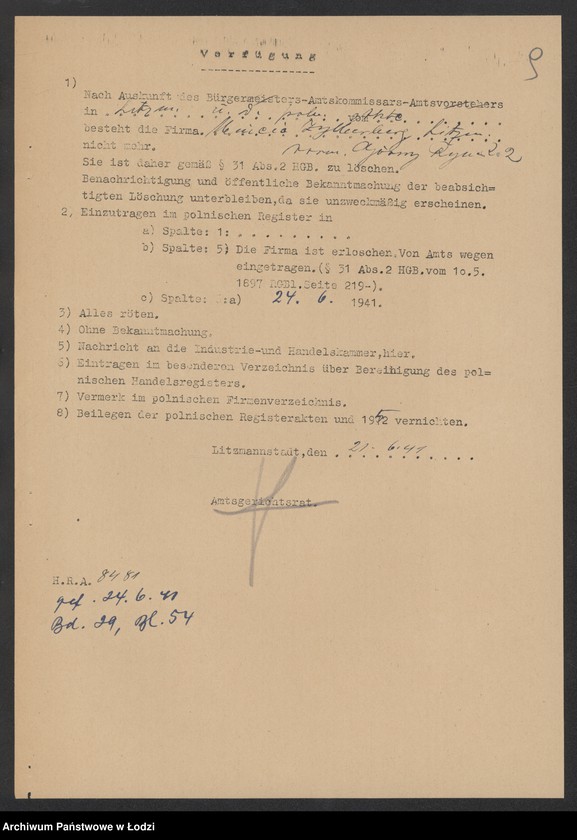 Obraz 11 z jednostki "Mincia Zylberger – sprzedaż kapeluszy damskich"