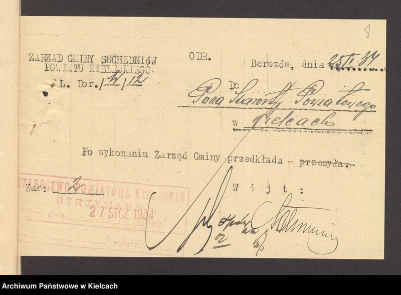 Obraz 10 z jednostki "[Odwołanie od wymiaru składki na rzecz gminy wyznaniowej żydowskiej w Bodzentynie]"