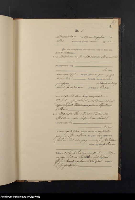 image.from.unit.number "Heiraths-Neben-Register Nr 1 - 10"