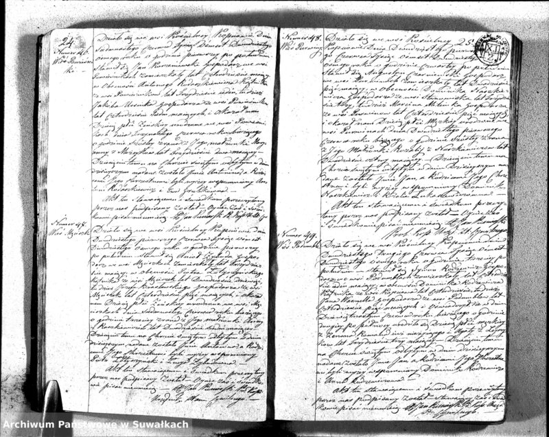 image.from.unit.number "Kięga Duplikatu Zawierajaca w sobie Akta Stanu Cywilnego od dnia 1-go Stycznia do dnia ostatniego Grudnia 1828 r. Urodzonych, Zaślubionych i Zmarłych w Parafii Kopciowskiey"