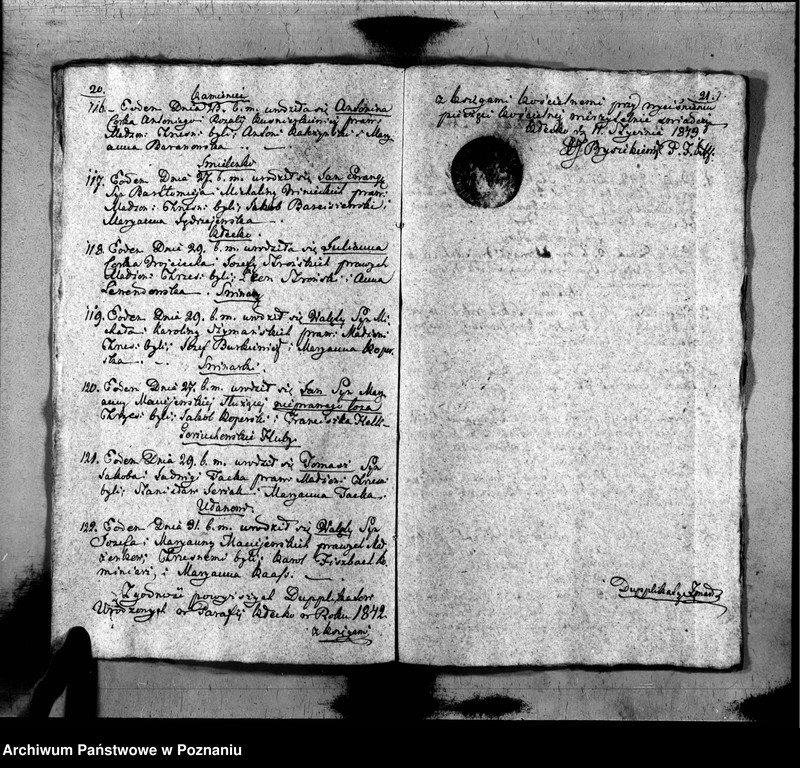 image.from.unit.number "Akta urodzeń, małżeństw i zgonów"
