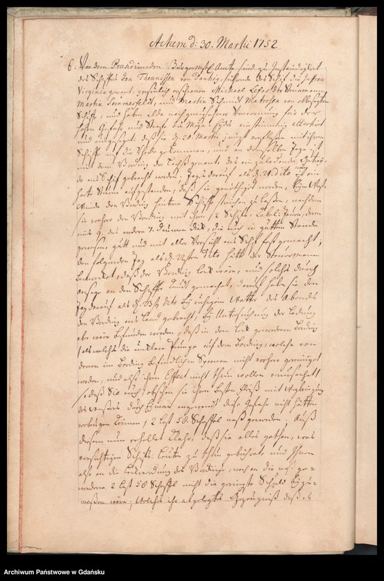 image.from.unit.number "Acta coram officio […] Johannis Wahl Praeconsulis ac Praesidis cuius vices gessit […] Praeconsul Nathanael Godofredus Ferber [15.III.1752-12.III.1753] […] Praesidis ac Fisci Administratoris [19.IV.1752-6.III.1753] /2 indeksy/"