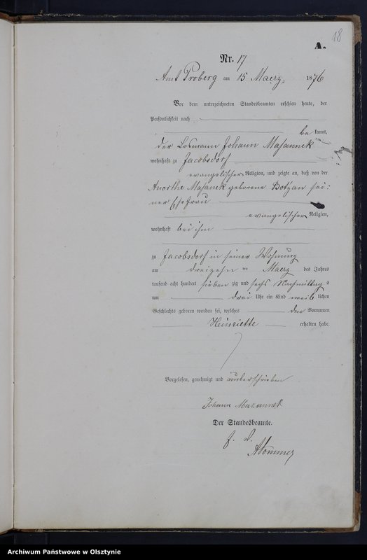 image.from.team "Urząd Stanu Cywilnego w Probarku pow. mrągowski"
