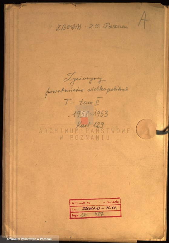 Obraz 4 z jednostki "Życiorysy powstańców wielkopolskich: T - tom ll /Tomczak Franciszek - Tyrakowski Franciszek/."