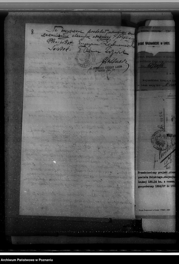 Obraz 12 z jednostki "Zatwierdzenie nowo sporządzonego projektu planu gospodarstwa dla majątku Osiek-Mały powiat kolski gmina Budzisław"