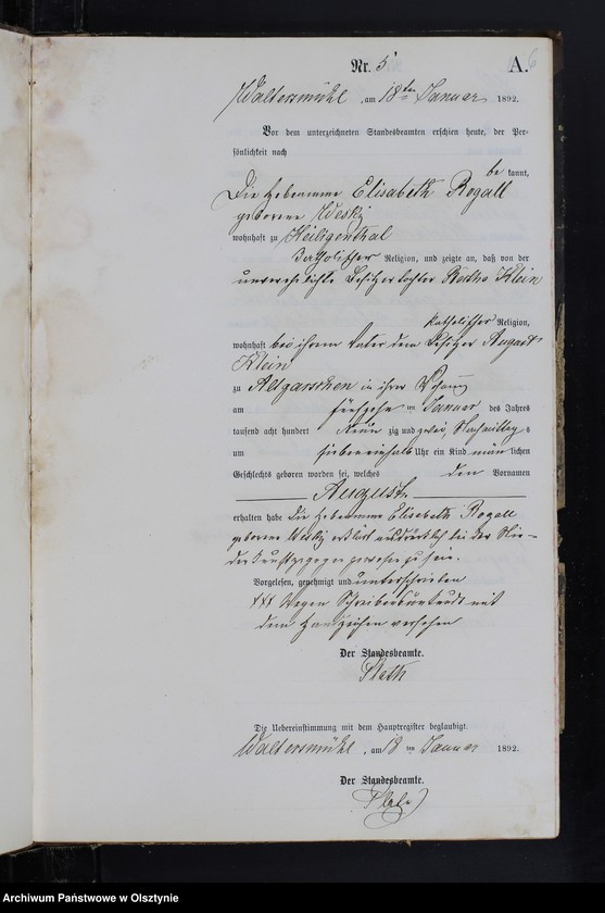 image.from.unit.number "Geburts-Neben-Register Nr 1 - 61"