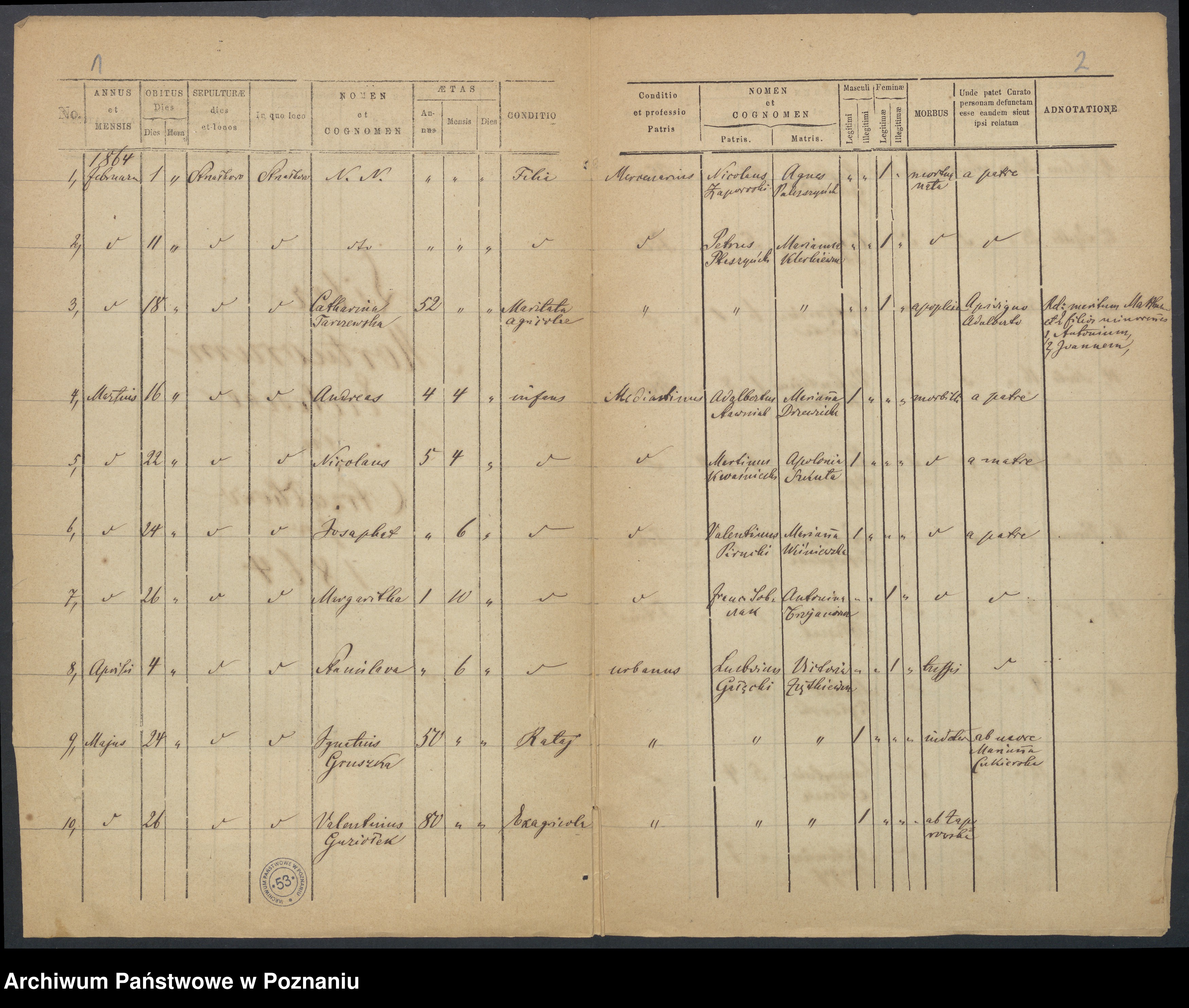 Skan z jednostki: Liber mortuorum.