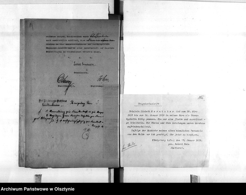 image.from.unit.number "Personal-Akten für Kanzleihilfsarbeiterin Teschner geb. Gernhuber [Liesbeth]"