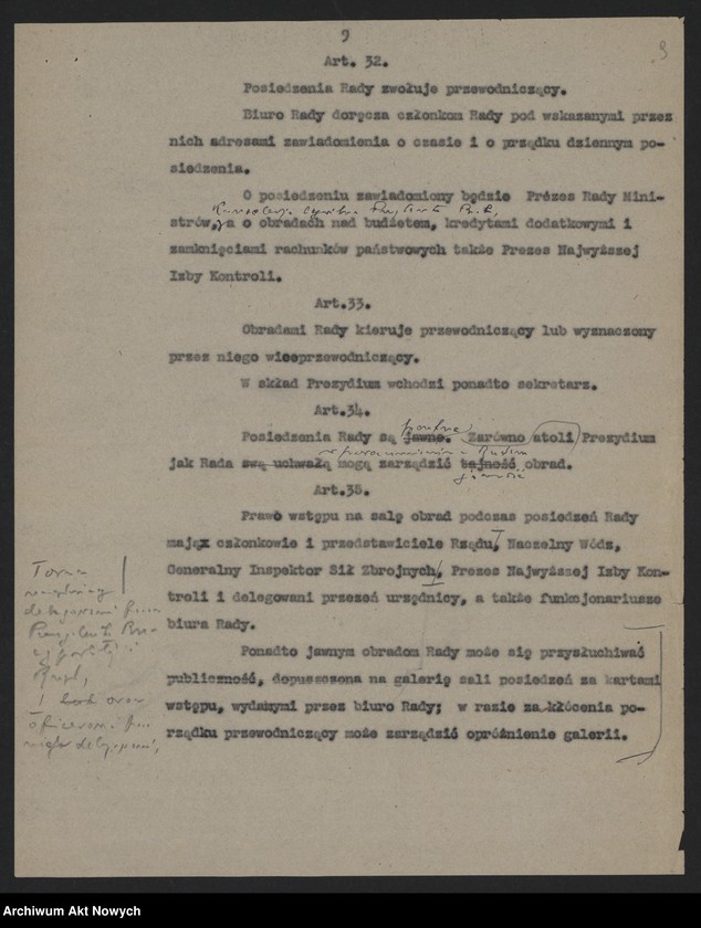 image.from.unit.number "Regulamin Rady Narodowej Rzeczypospolitej Polskiej na emigracji. Zmiany w regulaminie proponowane przez prezydenta W. Raczkiewicza"