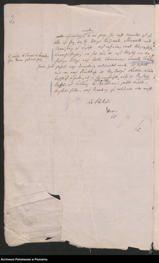 Obraz 6 z jednostki "Der wiederholte Versuch der polnischen Emigration eine neue revolutionäre Organisation in den ehemaligen polnischen Landesteilen zu bewirken."