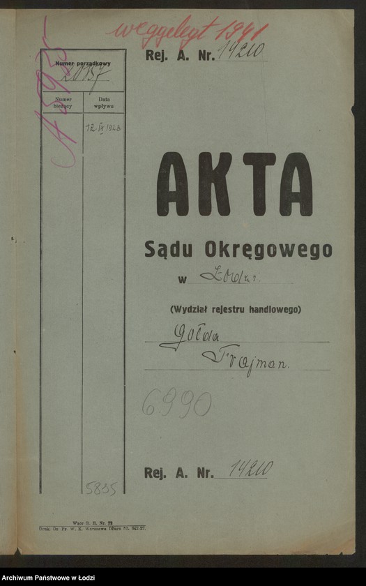 Obraz 2 z jednostki "Gołda Rajzla Frajman- sklep spożywczy"