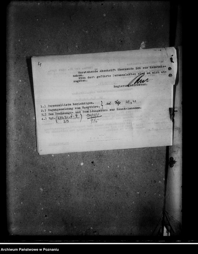 Obraz 8 z jednostki "Bewerbungen um Anstellung von Beamten"