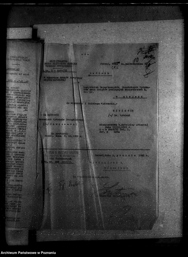 Obraz 14 z jednostki "Sprawy szczegółowo-- administracyjne. Okólniki wewnętrzne"