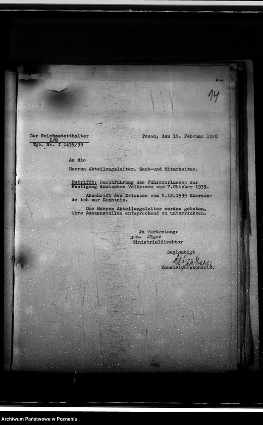 Obraz 19 z jednostki "Verordnungen, Bekanntmachungen etc."