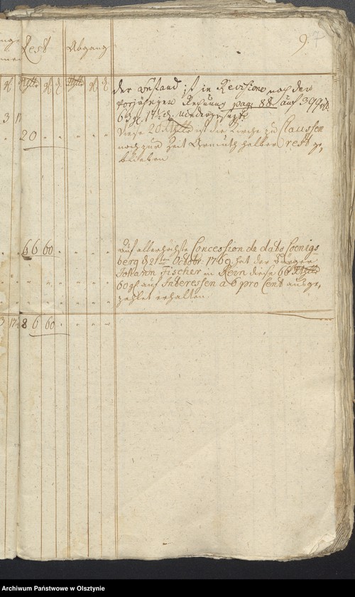 image.from.unit.number "Jahres Kirchen Rechnung der Reinschen Kirche aller Einnahme und Ausgabe"