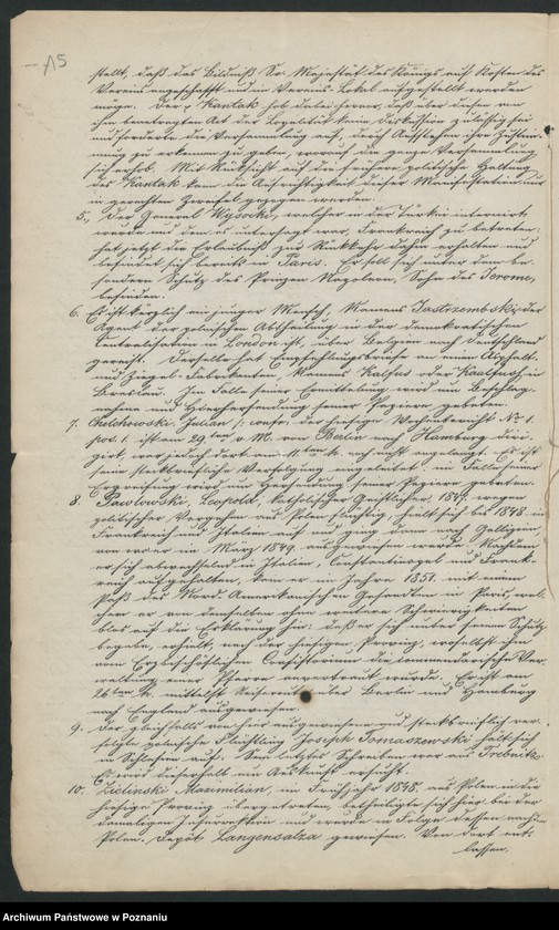 Obraz 18 z jednostki "Sammlung von politischen Nachrichten aus polnischen Druckschriften. 1852"