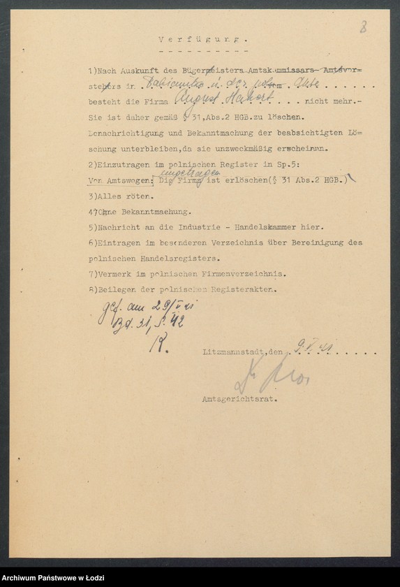 Obraz 10 z jednostki "August Hakert- tkalnia mechaniczna"