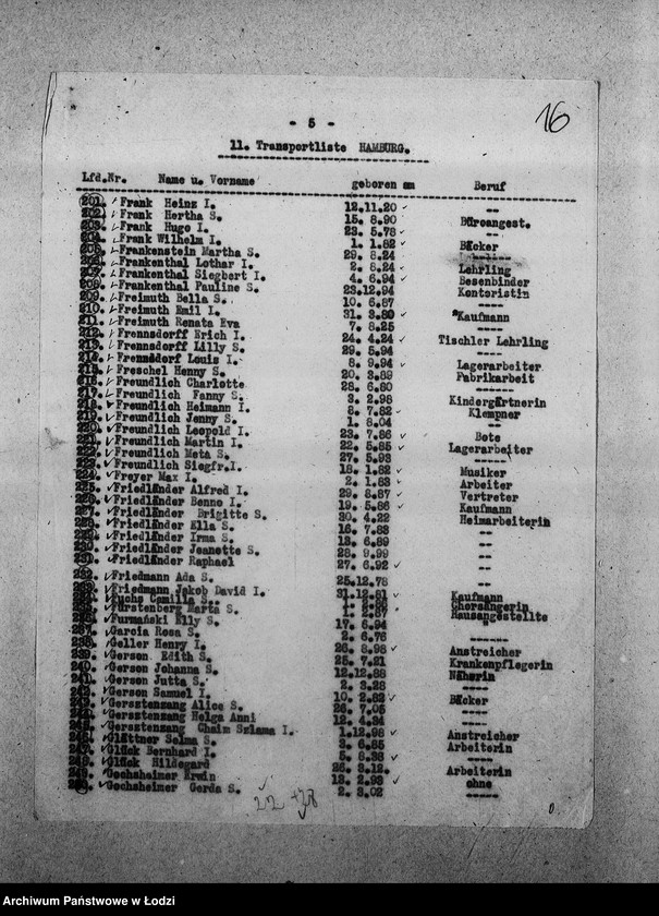 image.from.unit.number "[Wykazy imienne Żydów zagranicznych wsiedlonych do getta]"