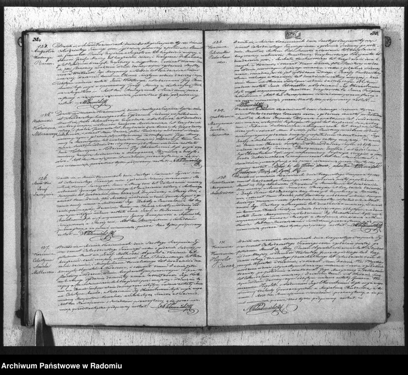 Obraz 19 z jednostki "Duplikat Aktów Cywilno - Religijnych Urodzenia, Zaślubienia i Zejścia Parafii Kozienice Rok 1843 służący"