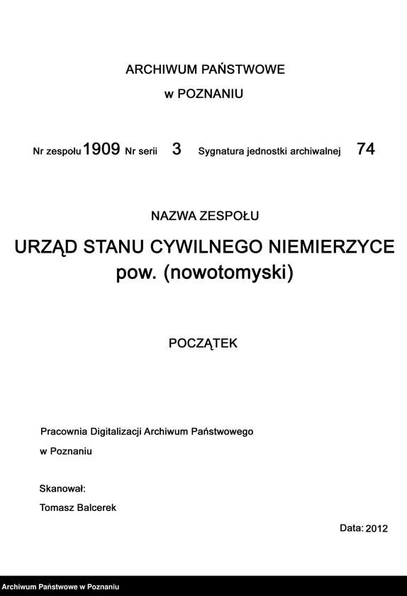 Obraz 3 z jednostki "Księga małżeństw"