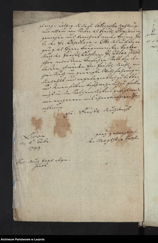 Obraz 6 z jednostki "[Akta zu dem Liquidationsprozess wieder der Fürstl. von Sułkowski