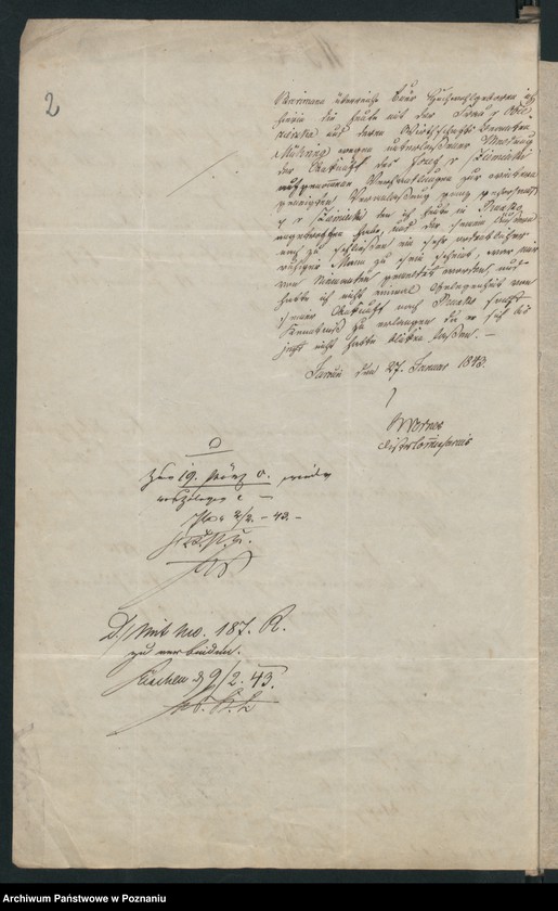 Obraz 5 z jednostki "A. betr. den polnischen Flüchtling Josef von Ziemięcki"