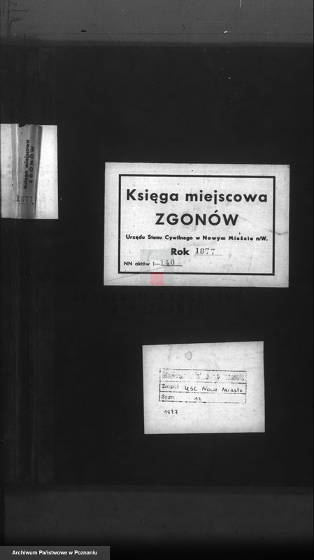 Obraz 1 z jednostki "Księga zgonów"