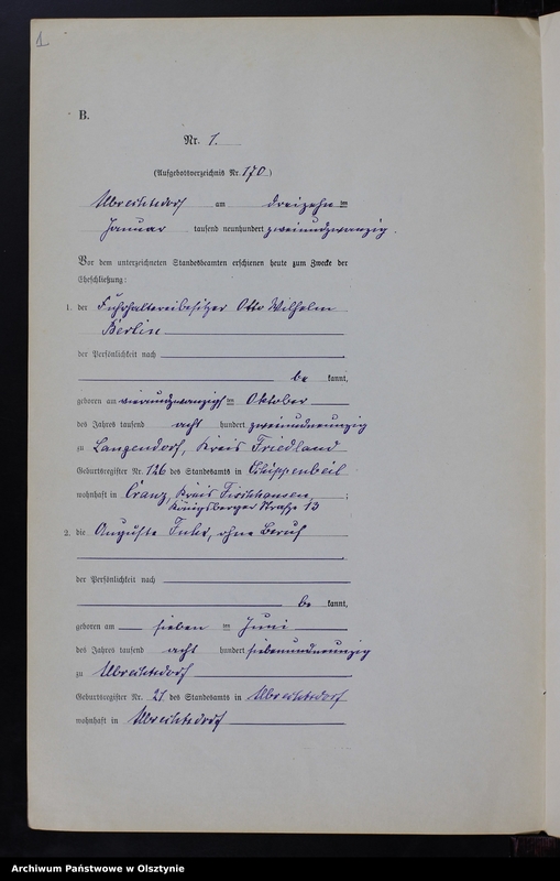 image.from.unit.number "Heiraths-Neben-Register Nr 1 - 14 [ Księga małżeństw - wtóropis ]"