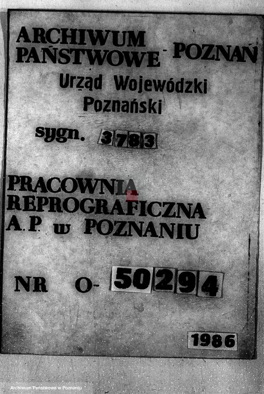 Obraz 1 z jednostki "Nadzór nad gospodarką w lasach majętności Owińska powiat poznański"