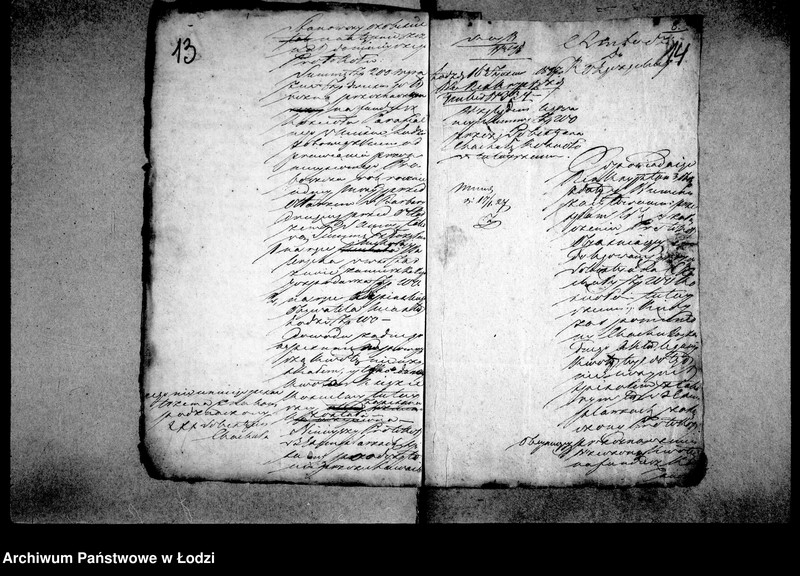 Obraz 13 z jednostki "Akta tyczące się spisu funduszów kościelnych"