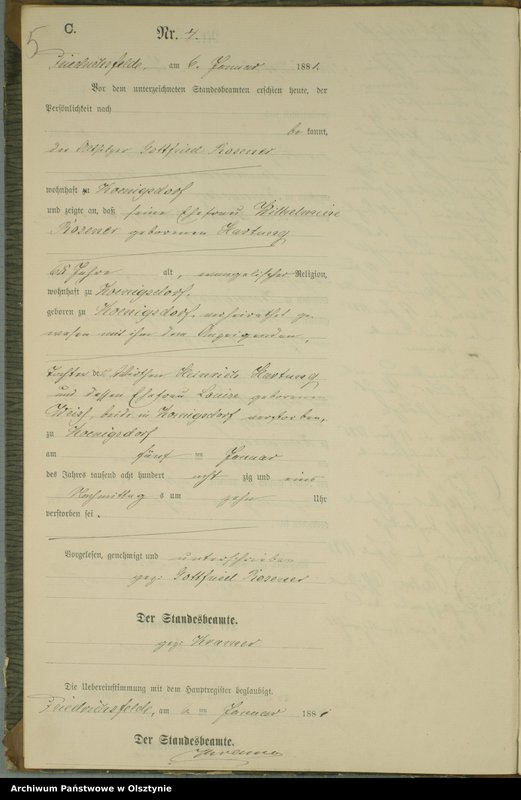 image.from.unit.number "Sterbe-Neben-Register Nr 1 - 84"