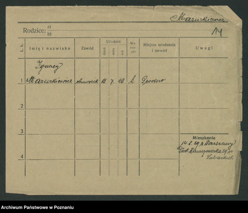 Obraz 16 z jednostki "Mazurinska - Mądry"