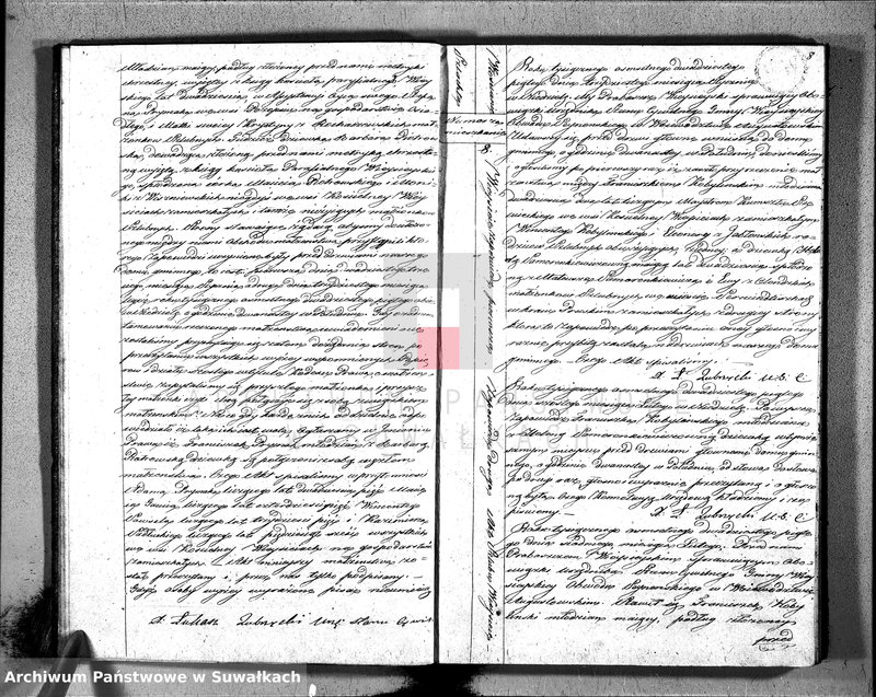 Obraz 10 z jednostki "Akta zaślubionych urzędnika stanu cywilnego gminy wieysieyskiey z 1825 roku"