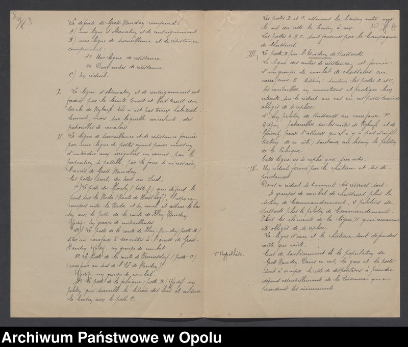 Obraz 10 z jednostki "/Plany obrony garnizonów, miejsc postoju oddziałów 91 Brygady Strzelców Alpejskich/  IX 1921"