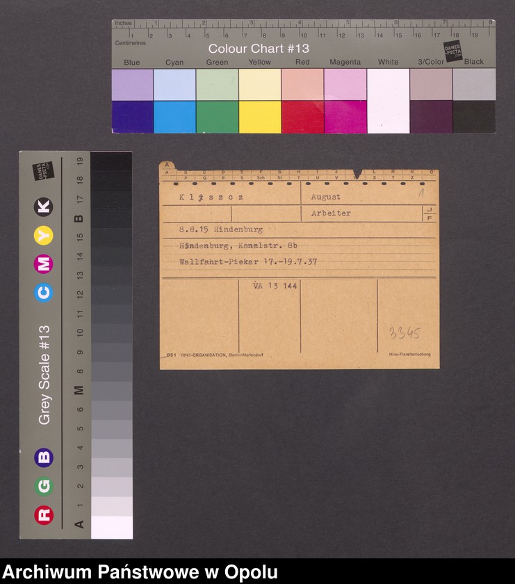 Obraz 3 z jednostki "[Klyszcz August, ur. 08.08.1915 Hindenburg]"