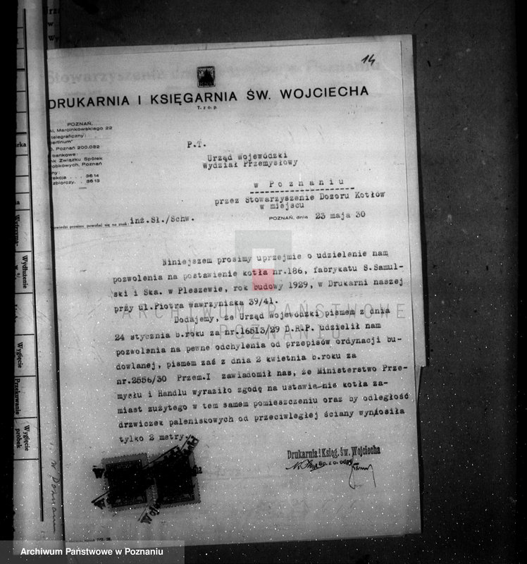 Obraz 18 z jednostki "Drukarnia i księgarnia św. Wojciecha w Poznaniu nr woj. 6435"