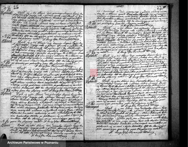 Obraz 16 z jednostki "Duplikat urodzonych, zaślubionych i zgonów"