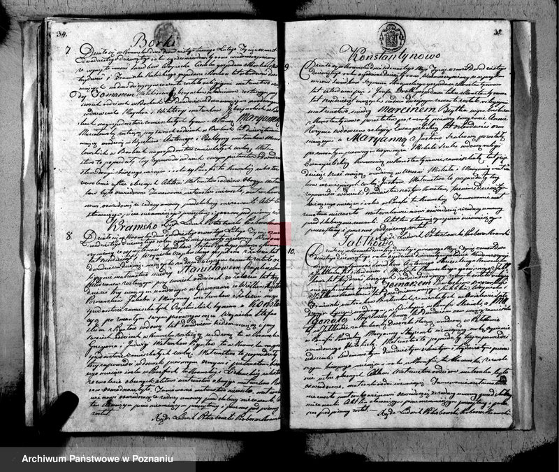 Obraz 20 z jednostki "Akta urodzonych, zaślubionych i zmarłych"