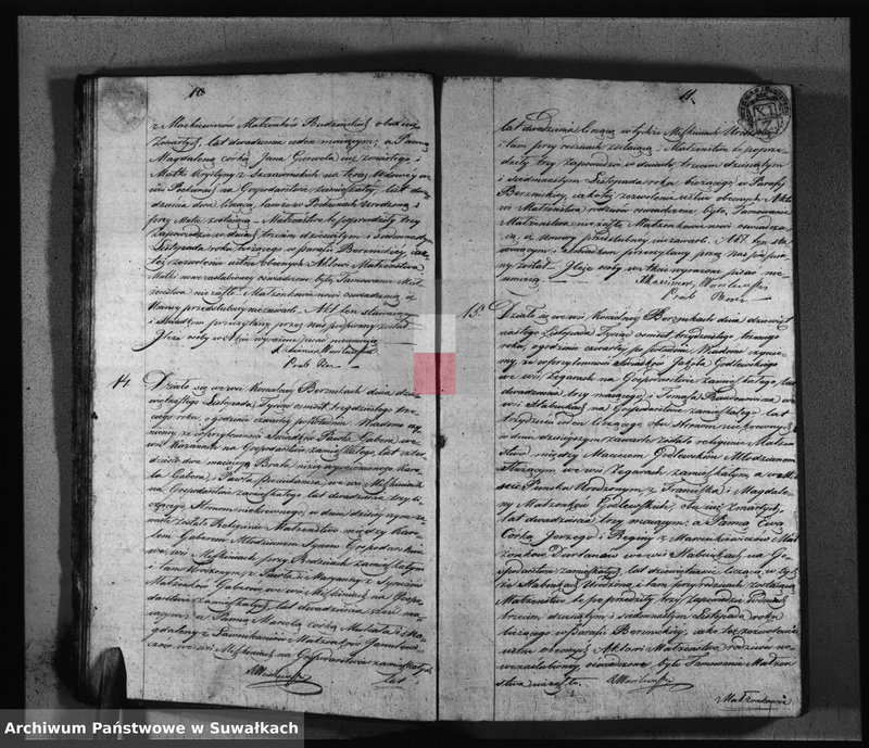 Obraz 8 z jednostki "Akta Urodzonych Gminy i Parafii Berznickiey z roku 1833"