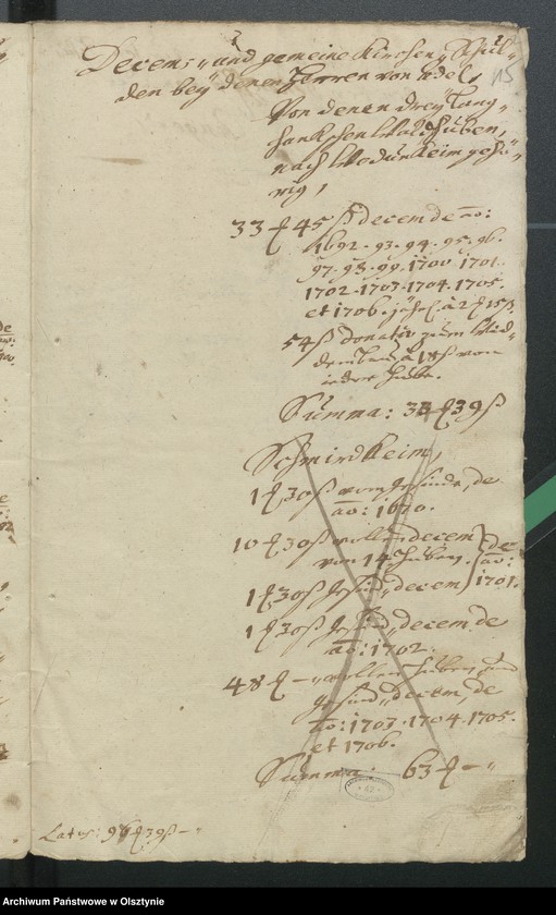 image.from.unit.number "Schippenbeilsche Kirchen Rechnung"