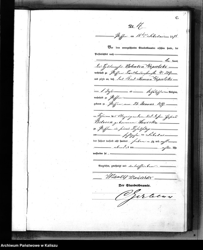 Obraz 20 z jednostki "[Księga zgonów]"