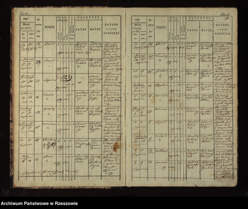 image.from.unit.number "Księga akt urodzeń, małżeństw Węgliska - tom I"