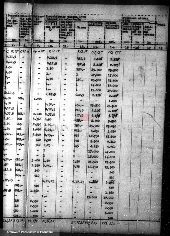 Obraz 9 z jednostki "Plan zalesiania majątków w powiecie czarnkowskim"