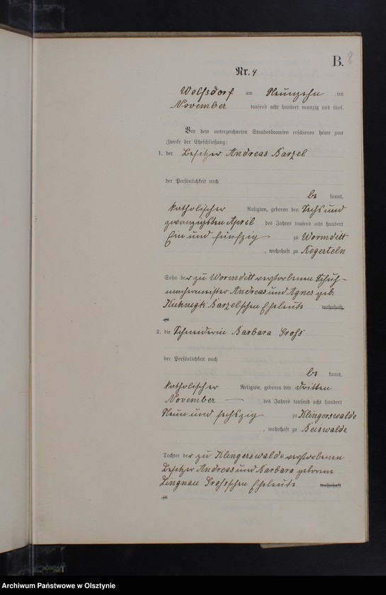 image.from.unit.number "Heiraths-Neben-Register Nr 1 - 8"