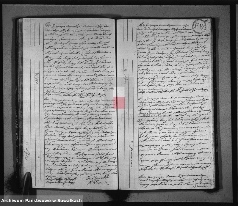 image.from.unit.number "Akta zeszłych stanu cywilnego gminy seyneńskiey od 1-go stycznia 1818 roku."
