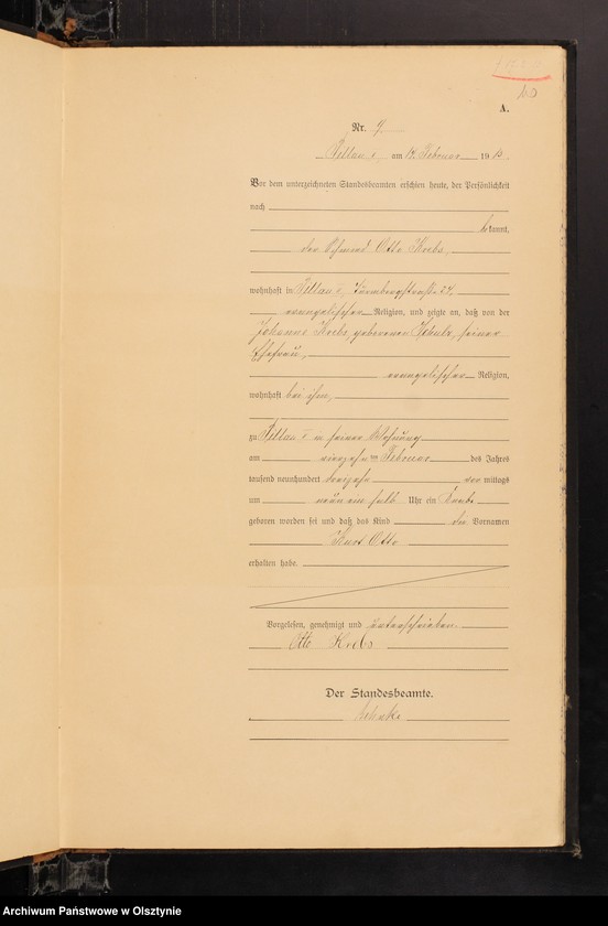 image.from.unit.number "Geburts-Haupt-Register Nr 1 - 109"