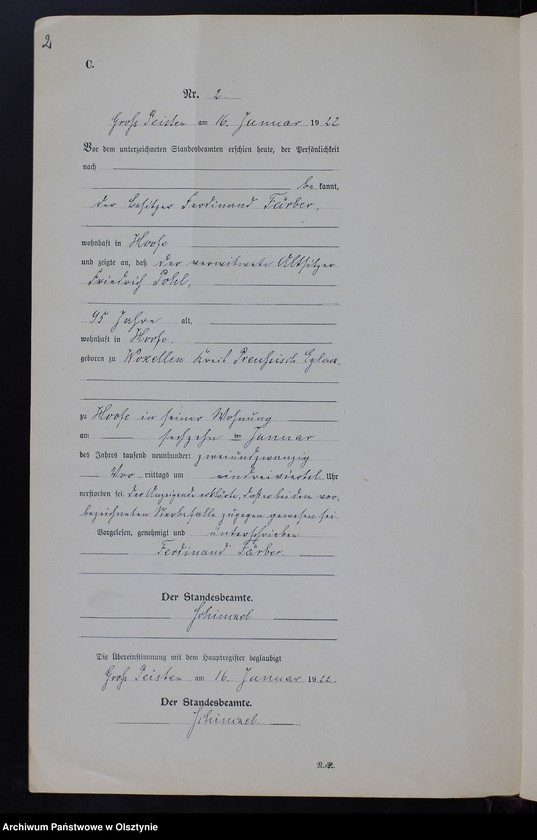 image.from.unit.number "Sterbe-Neben-Register Nr 1 - 19 [ Księga zgonów - wtóropis ]"