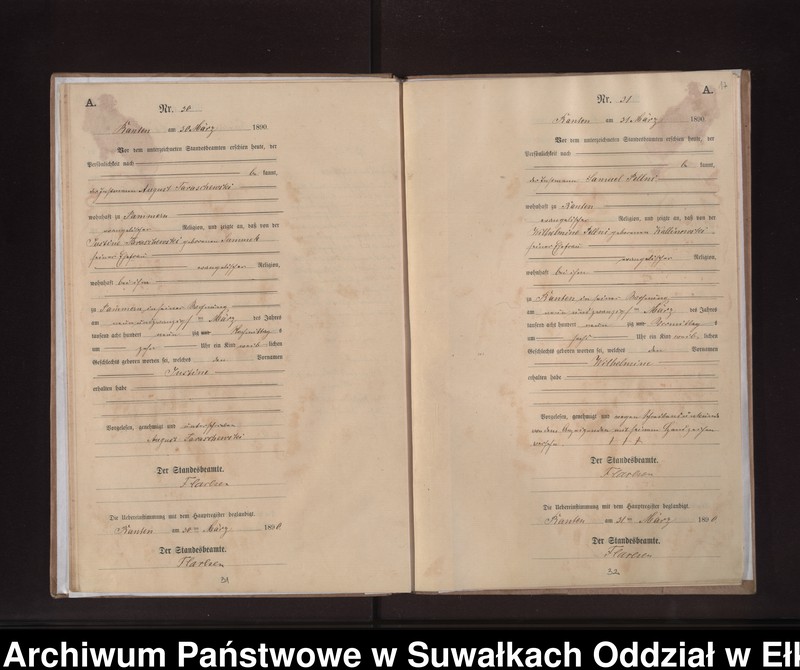 image.from.unit.number "Geburts-Neben-Register des Preussischen Standes-Amtes Neuhoff Kreis Loetzen"